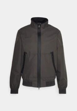 EA7 Emporio Armani Bomber Jacket - Dark Grey -Modern Classic Shoes Store cd39ea8963894f7cb5ef41cd600dc596