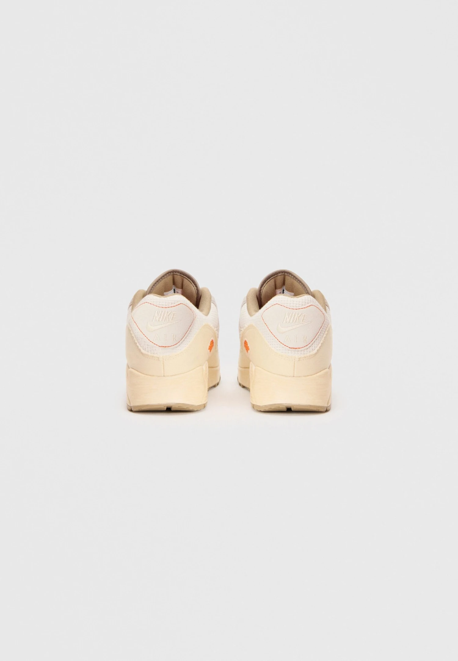 Nike Sportswear AIR MAX 90 UNISEX - Trainers - Muslin/sail/pale Ivory/college Grey/safety Orange/khaki 3 Nike Sportswear AIR MAX 90 UNISEX - Trainers - Muslin/sail/pale Ivory/college Grey/safety Orange/khaki - Image 3