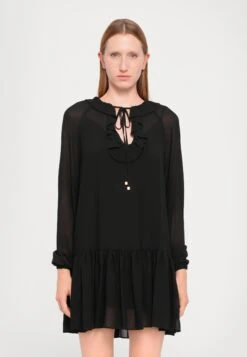 MICHAEL Michael Kors RUFFLE MINI - Day Dress - Black
