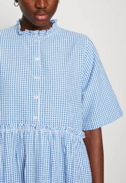 Stella Nova Halia Lue - Shirt Dress - Blue/Cream -Modern Classic Shoes Store ce70546ac4ac46bcbb014fde60574aa3