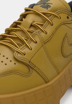 AIR JORDAN 1 BROOKLYN - Trainers - Golden Harvest/wheat/dark Brown/anthracite/vivid Sulfur/team Red -Modern Classic Shoes Store ceb02fcb360f4024adb574b27ba61764