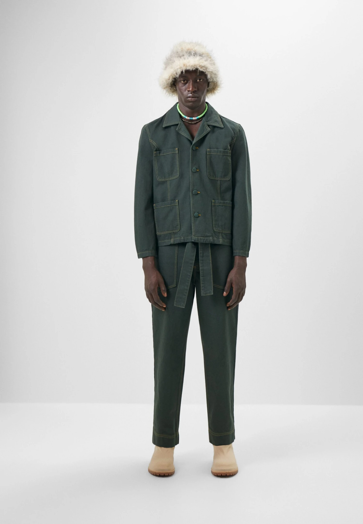 Summer Jacket - Bottle Green 2 Summer Jacket - Bottle Green - Image 2