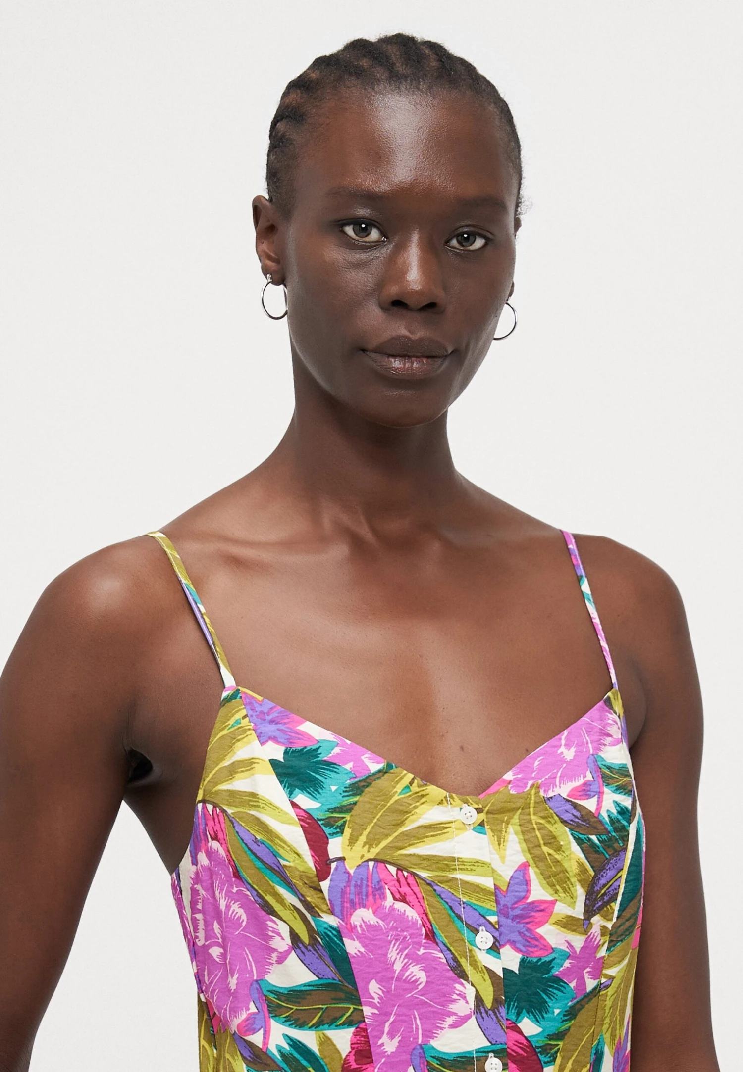 V NECK SHIRRED - Day Dress - Multi-coloured 4 V NECK SHIRRED - Day Dress - Multi-coloured - Image 4