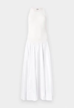 Staud YAMILA DRESS - Maxi Dress - White -Modern Classic Shoes Store cf47cab3033841c885e5d133f24d15f5