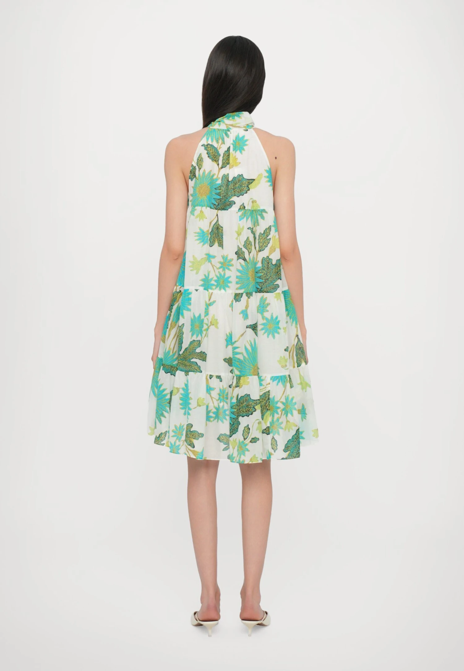 DIANE VON FURSTENBERG JADE DRESS - Day Dress - Marlene Batik Mid Ivory 3 DIANE VON FURSTENBERG JADE DRESS - Day Dress - Marlene Batik Mid Ivory - Image 3