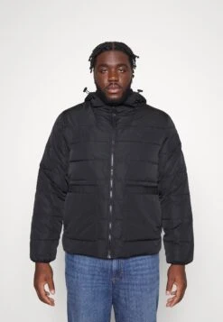 Plus Badge Trim Jacket - Waterproof Jacket - Black