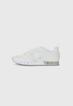 EA7 Emporio Armani UNISEX - Trainers - White/silver-coloured