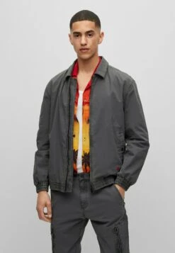 Hugo Uver - Summer Jacket - Dark Grey Two