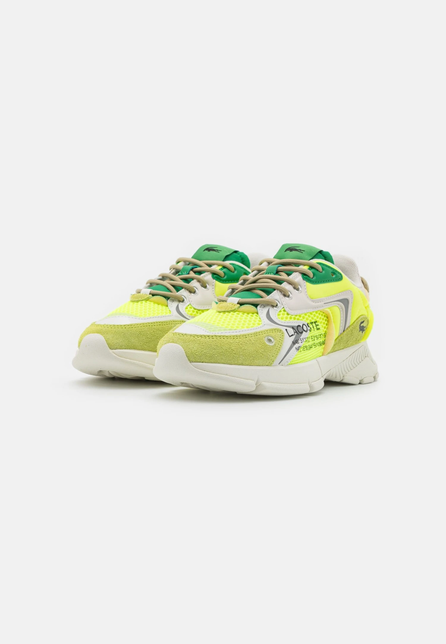 Lacoste Neo - Trainers - Yellow/Off-White 2 Lacoste Neo - Trainers - Yellow/Off-White - Image 2