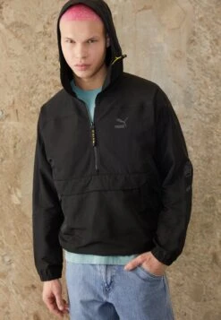 Puma Staple Anorak Jacket - Windbreaker - Black