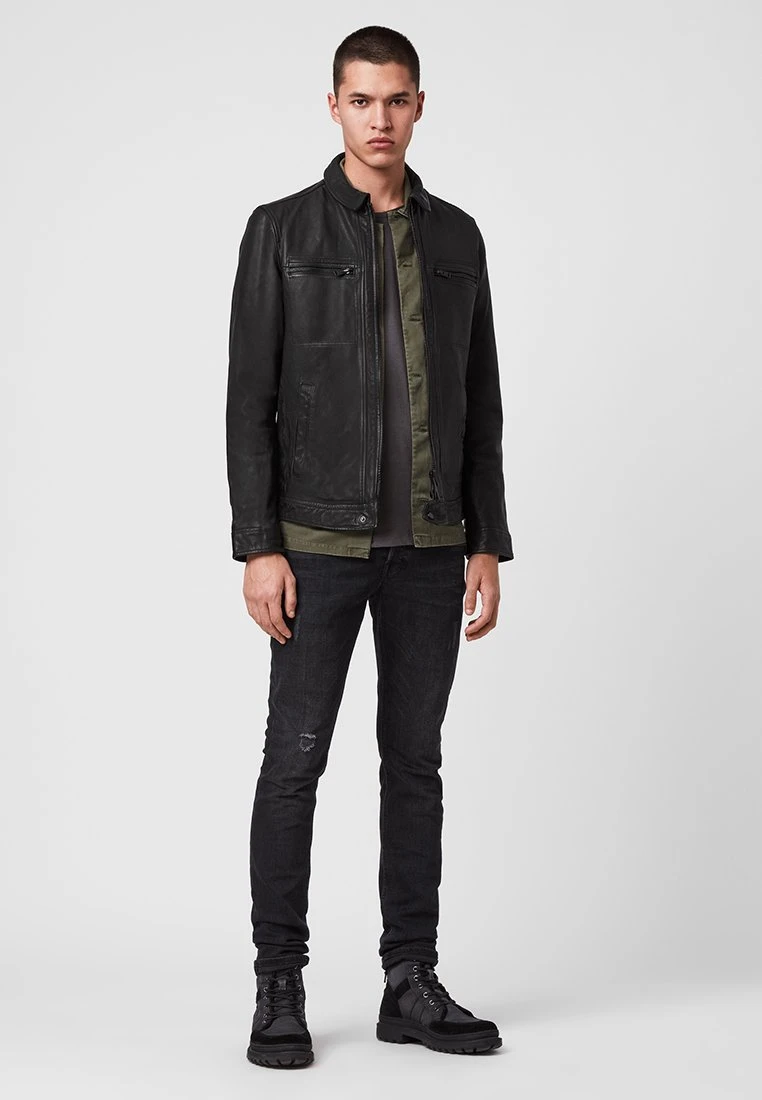 AllSaints Leather Jacket - Black 2 AllSaints Leather Jacket - Black - Image 2