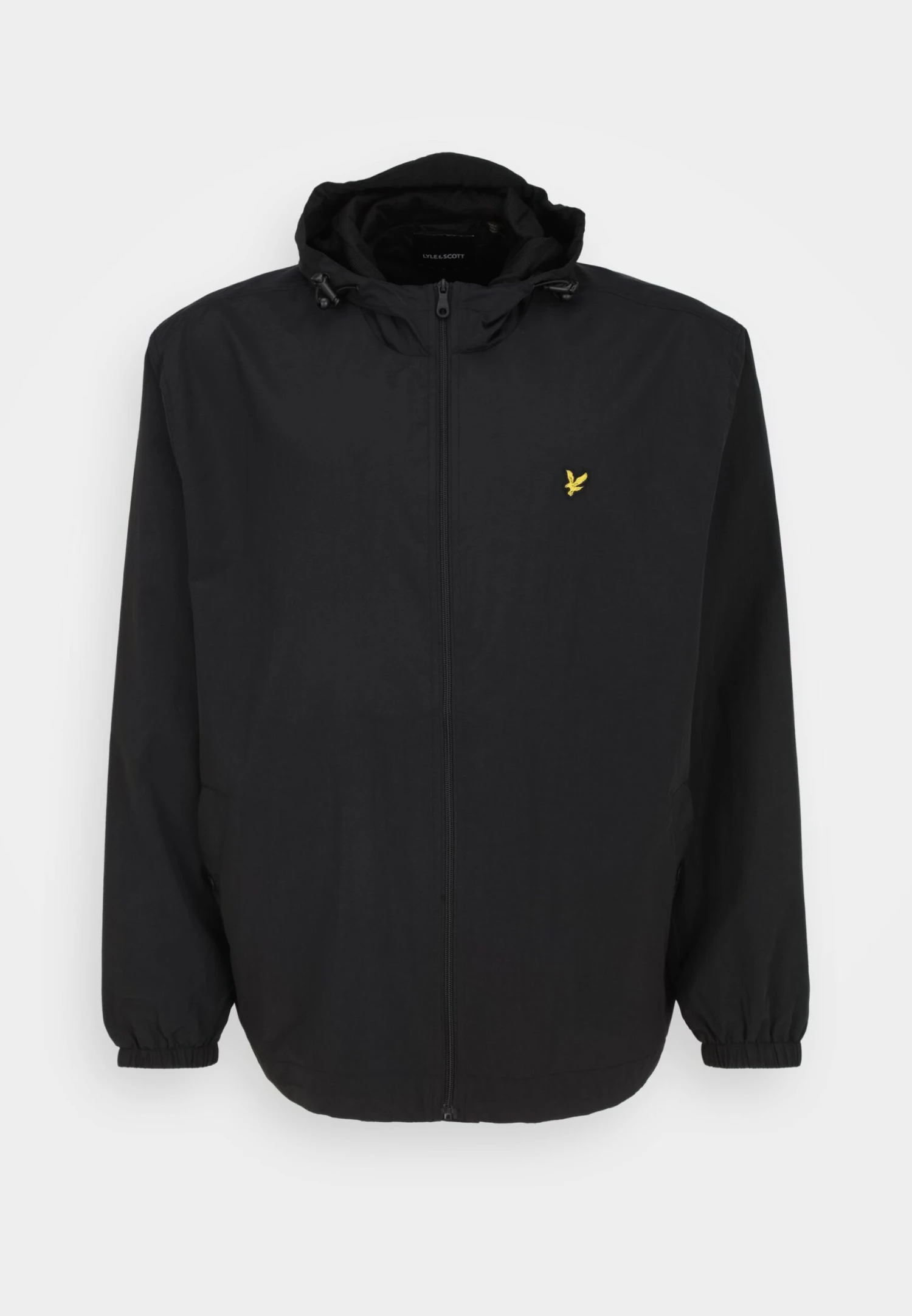 Lyle & Scott Zip Through Hooded Jacket - Summer Jacket - Jet Black 1 Lyle & Scott Zip Through Hooded Jacket - Summer Jacket - Jet Black