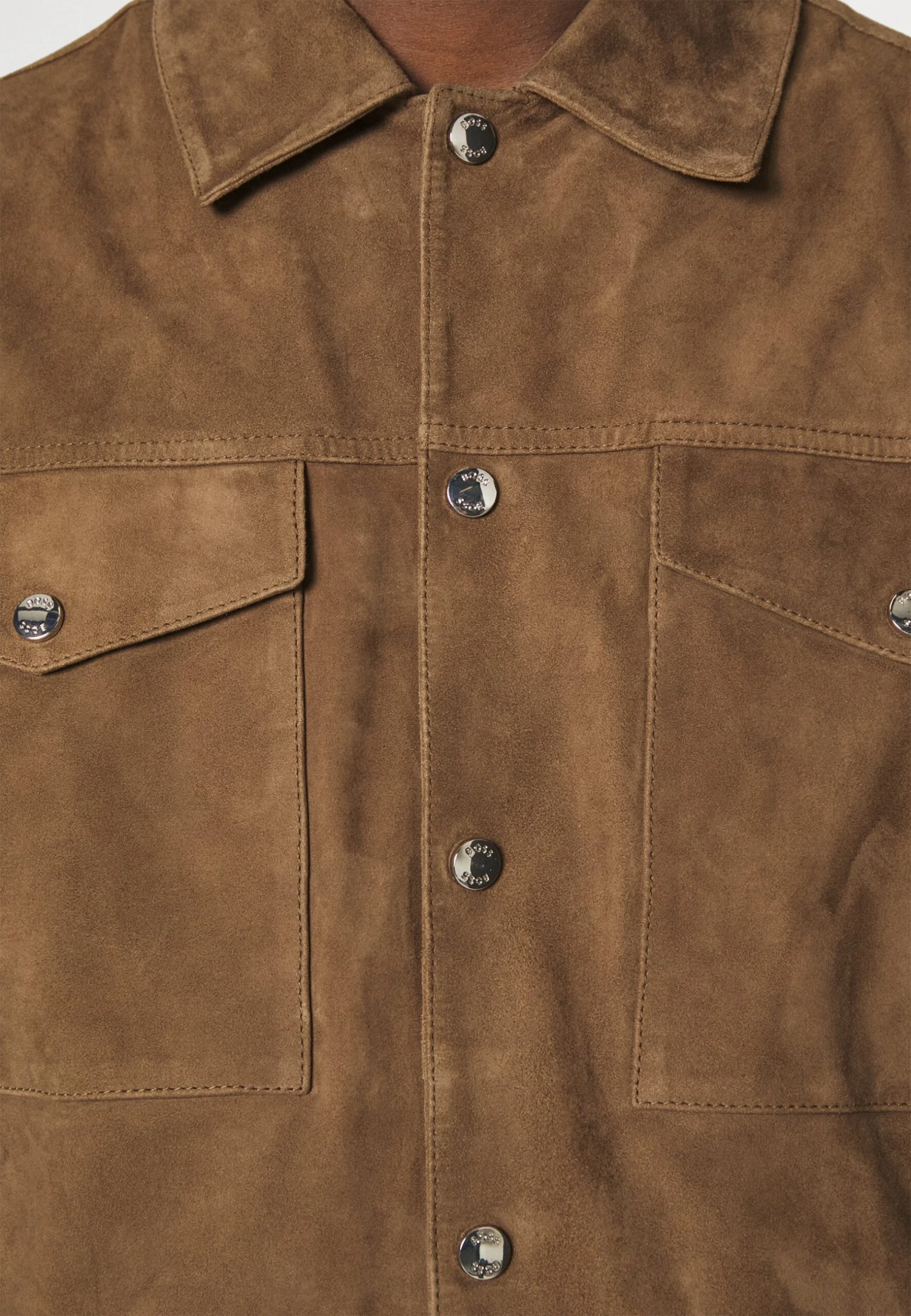 Boss Motheo - Leather Jacket - Open Green 7 Boss Motheo - Leather Jacket - Open Green - Image 7