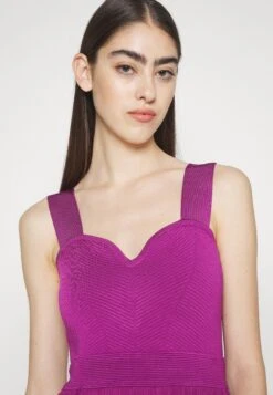 HERVE LEGER Fringe Ottoman Sweeheart Mini Dress - Shift Dress - Mulberry -Modern Classic Shoes Store d4adb680c87e4875953feebf211b1fa4