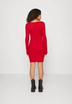 Hollister Co. Underbust Seam Sweater Dress - Shift Dress - Red -Modern Classic Shoes Store d5fd37dc44634d0682debcf653de5623