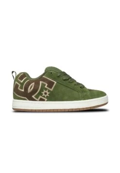 DC SHOES COURT GRAFFIK UNISEX - Trainers - Olive/offwhite -Modern Classic Shoes Store d7fd0eefe4fa4a9f8600cee15ff5f457