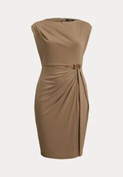 BRENIEL - Shift Dress - Taupe Brown -Modern Classic Shoes Store d889b30749a64c6fbe50376b58c5502b