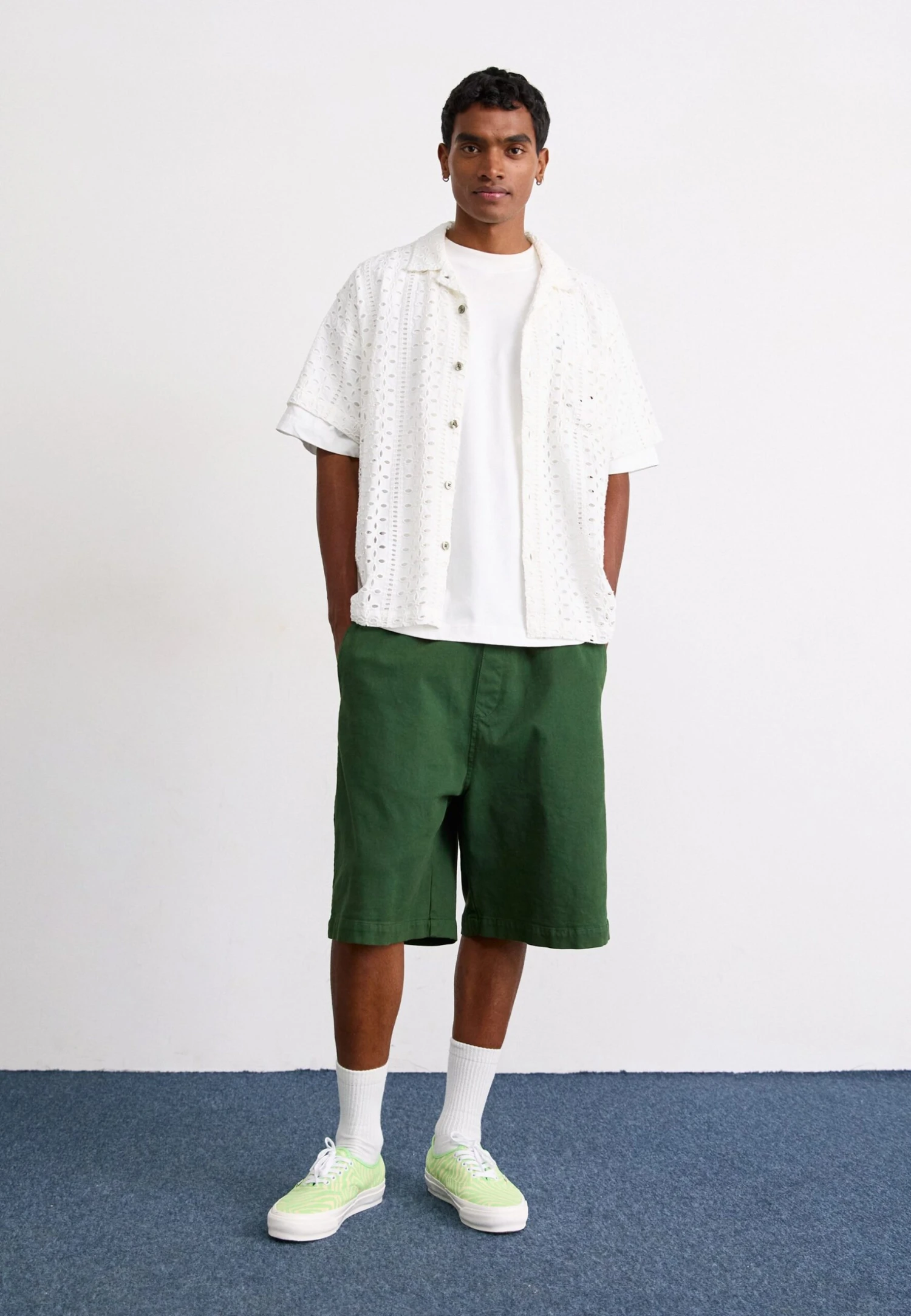 Vans LX AUTHENTIC HARRIS TWEED UNISEX - Trainers - Pistachio Green 3 Vans LX AUTHENTIC HARRIS TWEED UNISEX - Trainers - Pistachio Green - Image 3