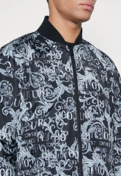 Logo- Bomber Jacket - Steel -Modern Classic Shoes Store d96238fe0b74438298876e2b987fb9fc