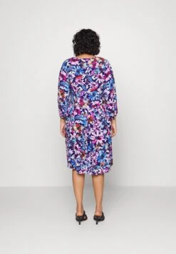 ONLY CARMAKOMA Carlunna- Day Dress - Patriot Blue/Flower Dance -Modern Classic Shoes Store dc5fca510fc34a9cb7bdb63dd74b0223