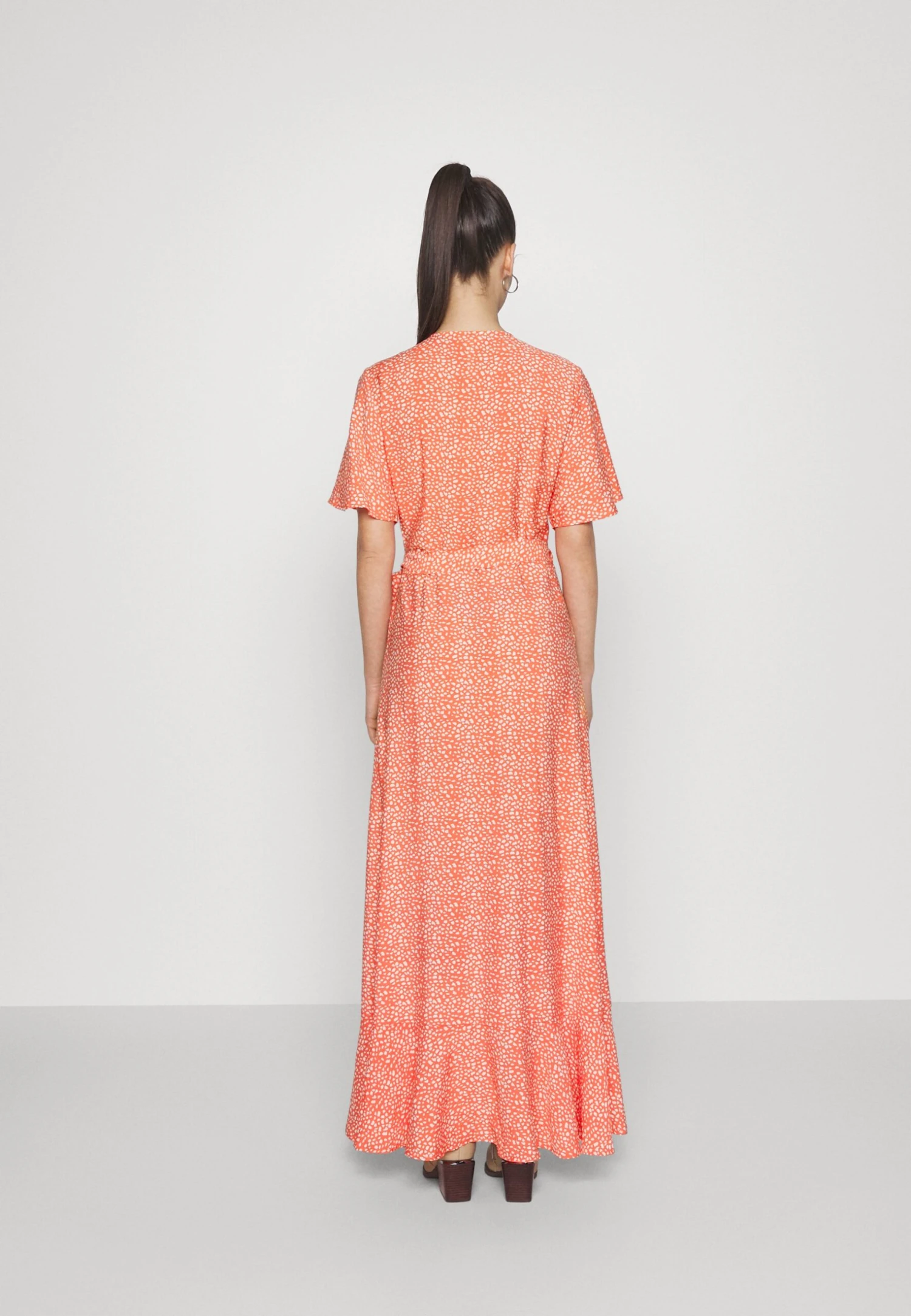 Objleonora Wrap Long Dress - Maxi Dress 3 Objleonora Wrap Long Dress - Maxi Dress - Image 3