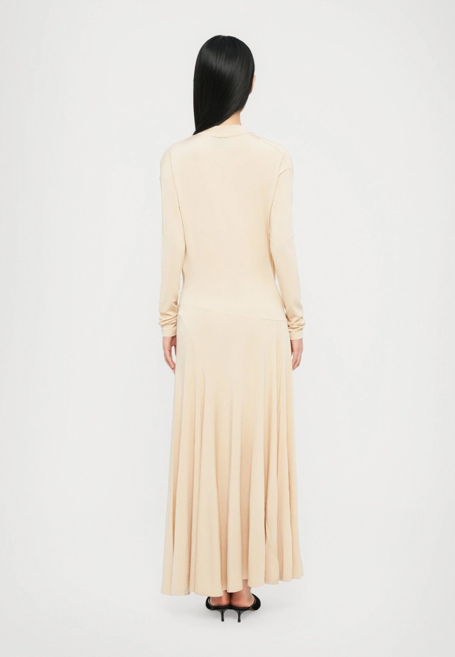 TOVE EADAN DRESS - Jersey Dress - Burnt Cream 3 TOVE EADAN DRESS - Jersey Dress - Burnt Cream - Image 3