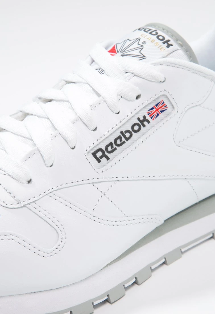 Reebok Classic CLASSIC LEATHER LOW-CUT DESIGN SHOES - Trainers - White/light Grey 6 Reebok Classic CLASSIC LEATHER LOW-CUT DESIGN SHOES - Trainers - White/light Grey - Image 6
