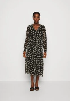 Vero Moda Vmpica V Neck Dress - Day Dress - Black/Pica