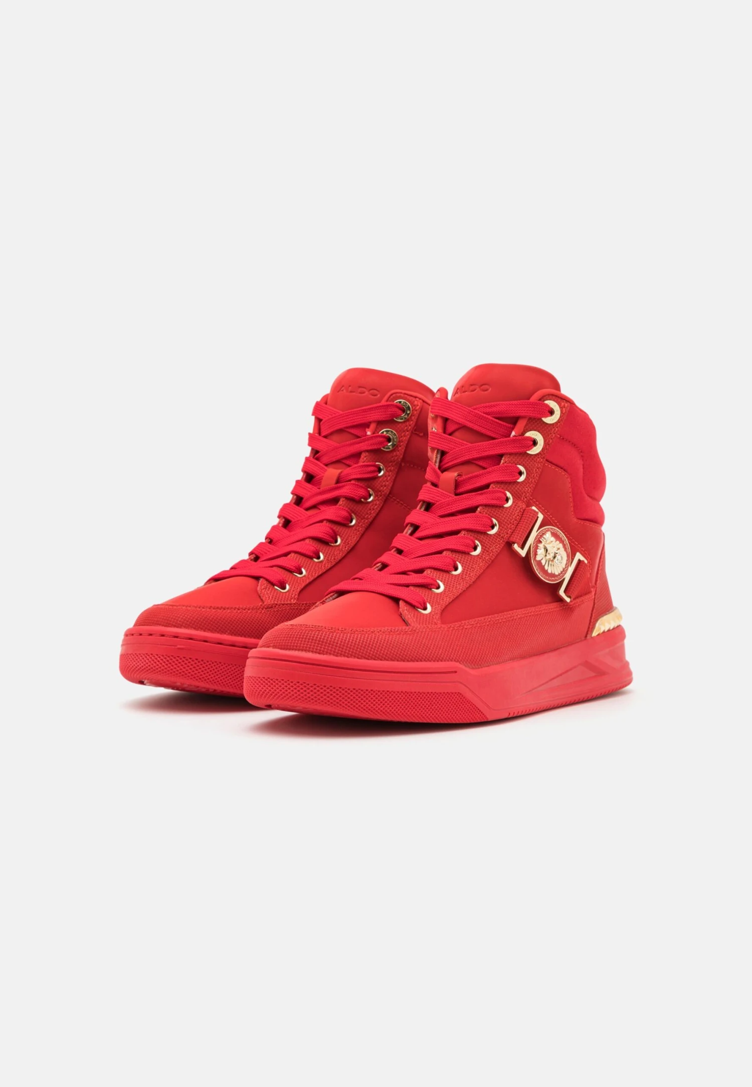 Aldo Leoncino - High-Top Trainers - Bright Red 2 Aldo Leoncino - High-Top Trainers - Bright Red - Image 2