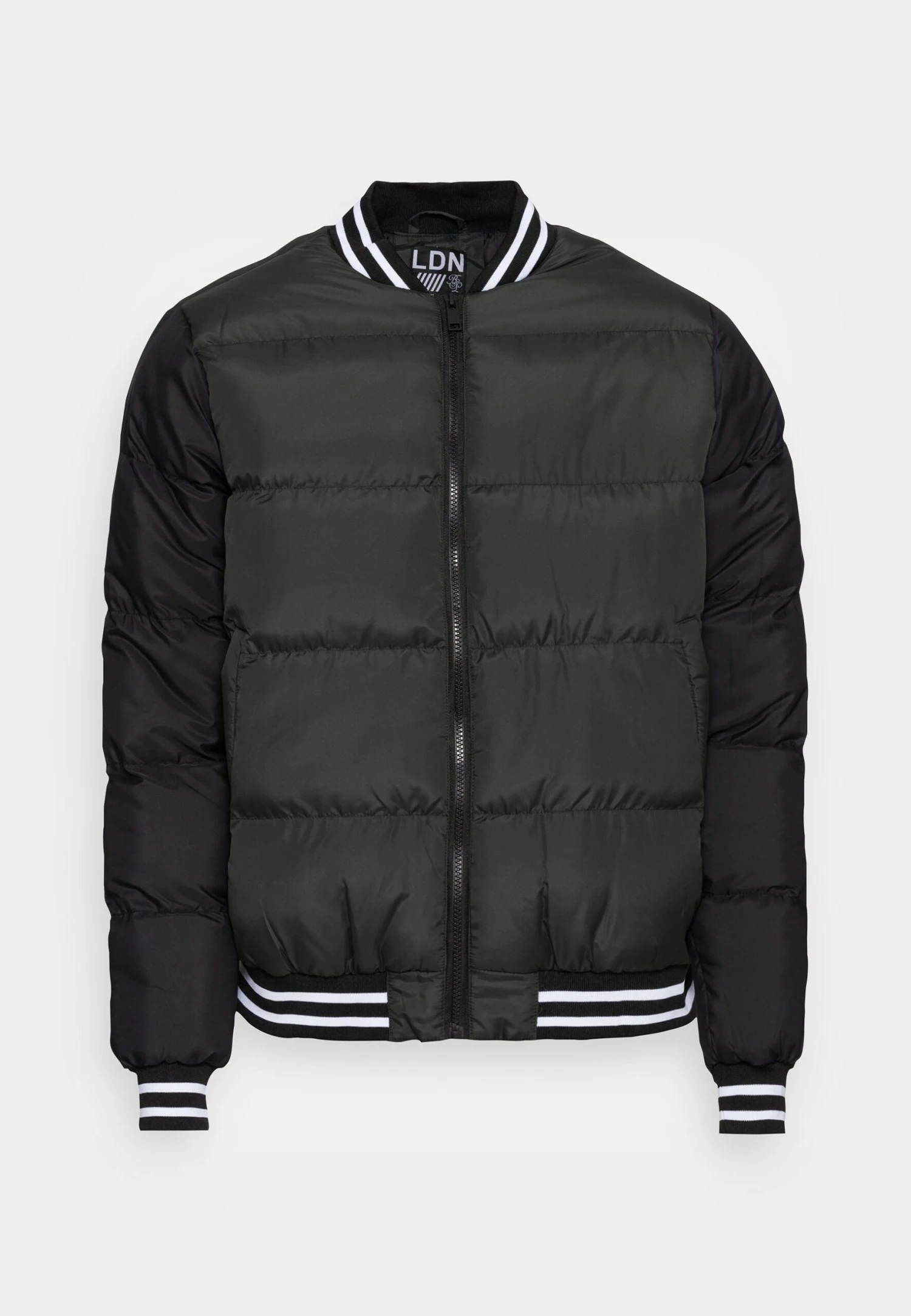 BRAVE SOUL Jarrow - Bomber Jacket - Khaki/Black 1 BRAVE SOUL Jarrow - Bomber Jacket - Khaki/Black