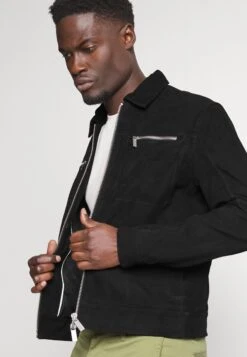 Selected Homme Slharchive Noos - Leather Jacket - Black -Modern Classic Shoes Store e167965e9b914affb460a45850a7cdab