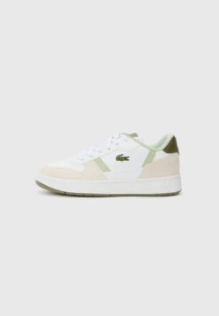 Lacoste JUNIOR T-CLIP SET UNISEX - Trainers - White/khaki