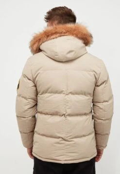 Oshawa Puffer Parka Jacket - Winter Jacket - Stone -Modern Classic Shoes Store e1957edd93954260abdf62298563abfa