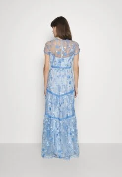 ML Monique Lhuillier Sleeveless Tulle Long Dress - Cocktail Dress / Party Dress - Bluebell 7 ML Monique Lhuillier Sleeveless Tulle Long Dress - Cocktail Dress / Party Dress - Bluebell -Modern Classic Shoes Store e1c21544cea840a9ac54ca3cfd3db3e1