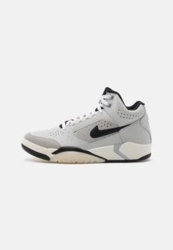 Nike Sportswear Air Flight Lite Mid Nas - High-Top Trainers - Photon Dust/Black/Metallic Silver/Light Smoke Grey/White/Pale Ivory