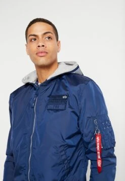 Alpha Industries Hood Custom - Summer Jacket - New Navy -Modern Classic Shoes Store e2c42284e8d34fa495ebbe8a65436370