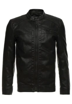 Only & Sons Onsal- Faux Leather Jacket - Black -Modern Classic Shoes Store e2ef9704f8e749b89b8ccce31aebfb4e