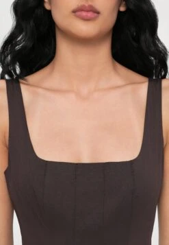 Staud WELLS DRESS - Day Dress - Earth -Modern Classic Shoes Store e35d7b5efc6e4193a9bb5b32757c220d