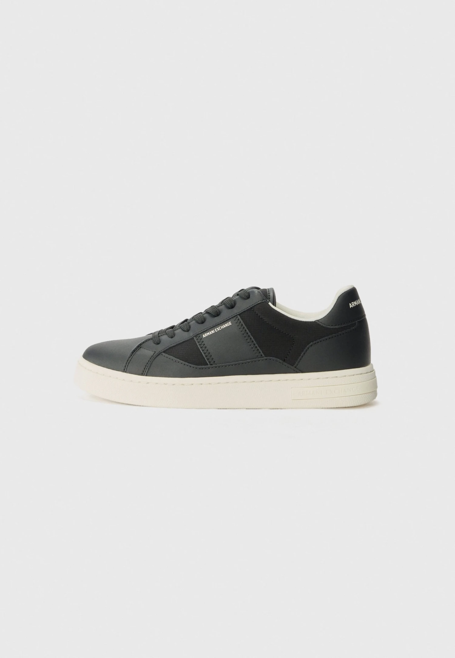 Armani Exchange Trainers - Off White/deep Navy 8 Armani Exchange Trainers - Off White/deep Navy - Image 8