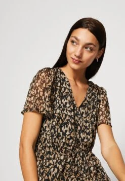 Vila Vifalia Short Dress - Day Dress - Black/Hazel -Modern Classic Shoes Store e43c801581ad4154910dc82f88ef19f2