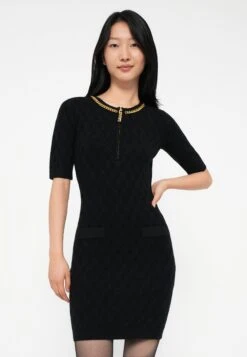 Elisabetta Franchi WOMANS DRESS - Jumper Dress - Nero -Modern Classic Shoes Store e6f8bfd92e8e4fa0a3c0a179ec2d6fb1
