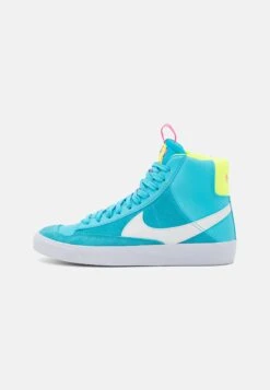 Nike Sportswear Mid Se Unisex - High-Top Trainers - Baltic Blue/White/Pink Glow/Volt