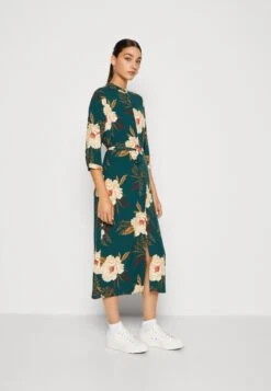 Vero Moda Vmeasy 3/4 Long Shirt Dress - Shirt Dress - Ponderosa Pine/Camille