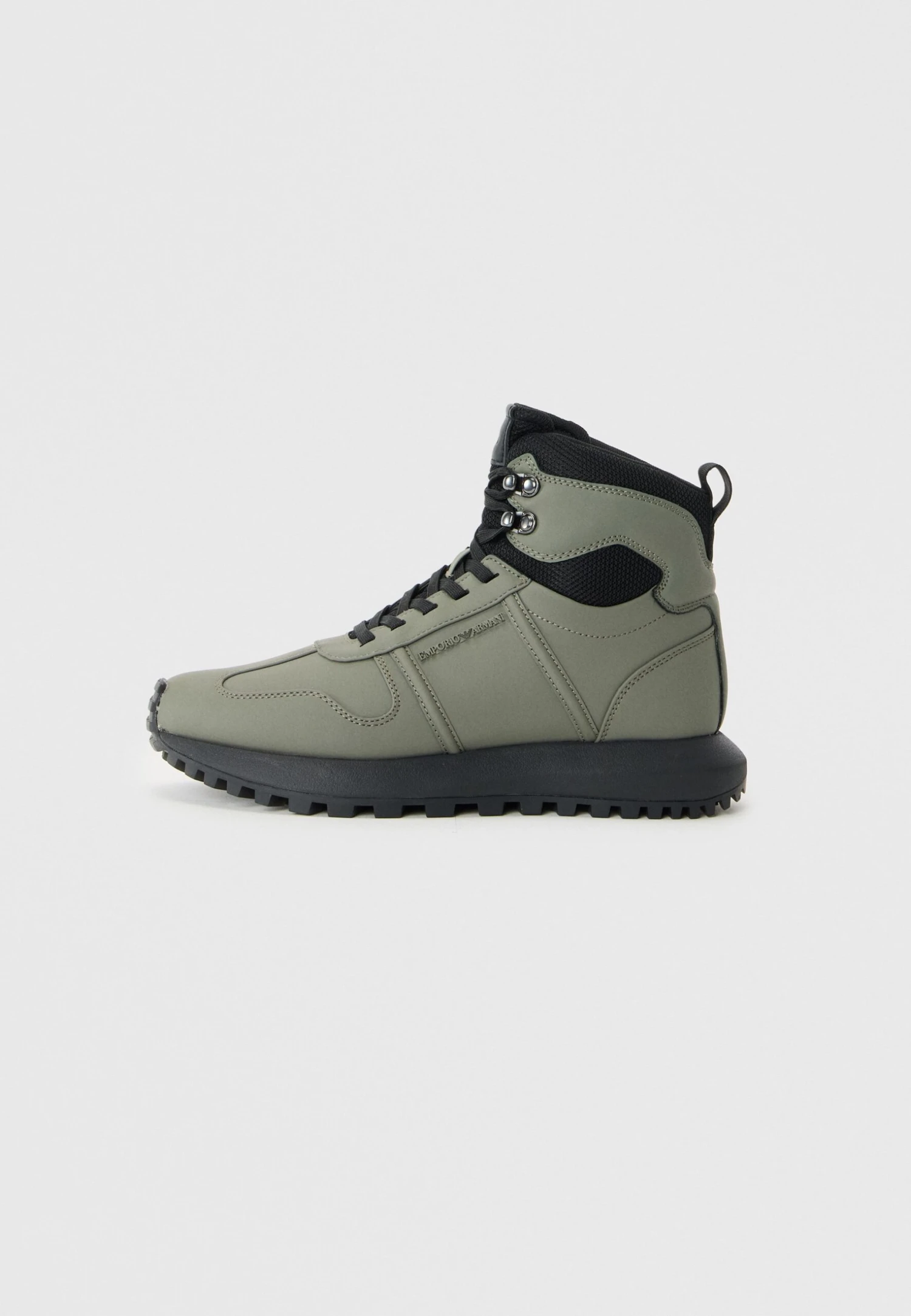 Emporio Armani DUSTY - High-top Trainers - Olive/black 1 Emporio Armani DUSTY - High-top Trainers - Olive/black