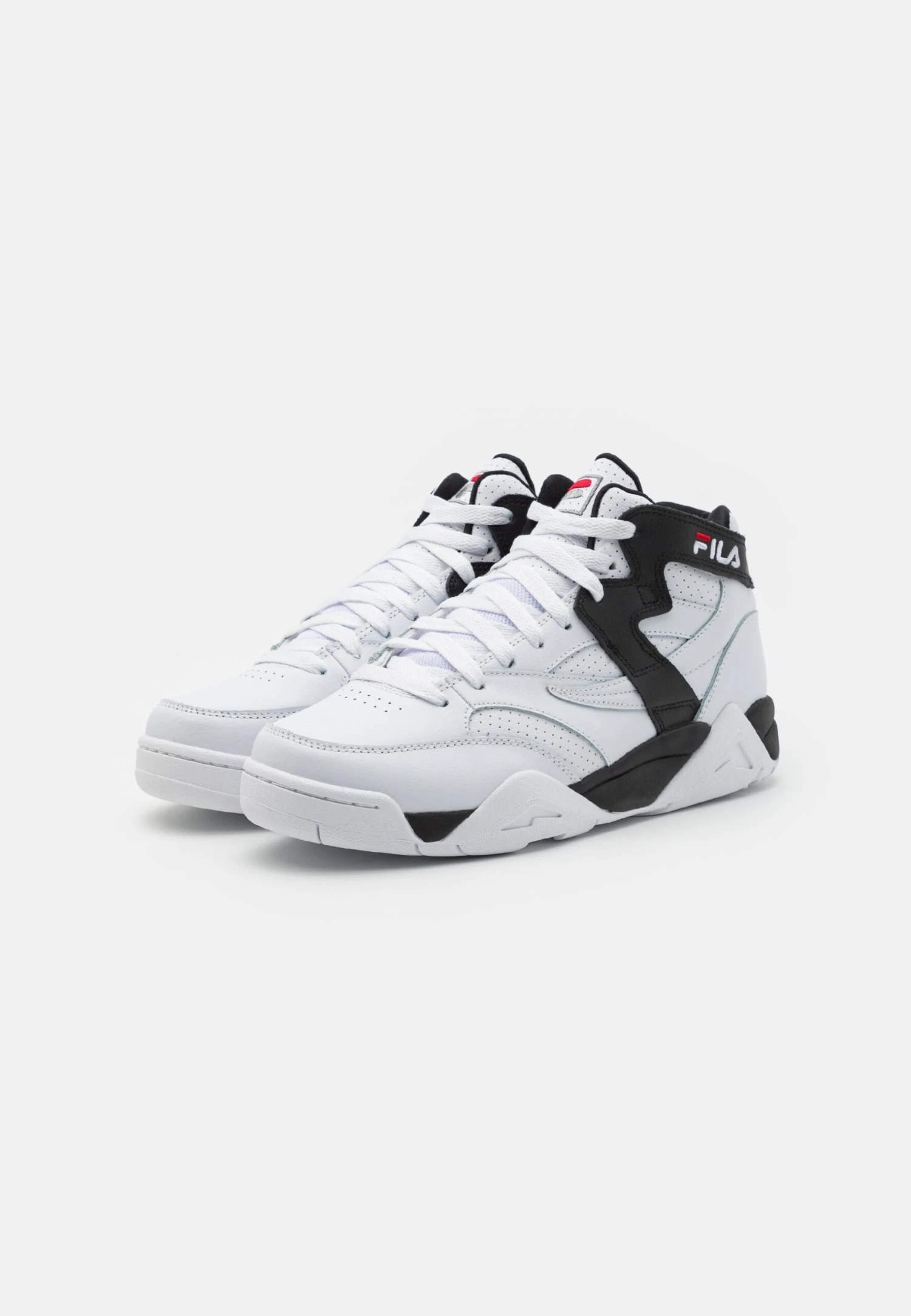 Fila Squad Mid - High-Top Trainers - White/Black 2 Fila Squad Mid - High-Top Trainers - White/Black - Image 2