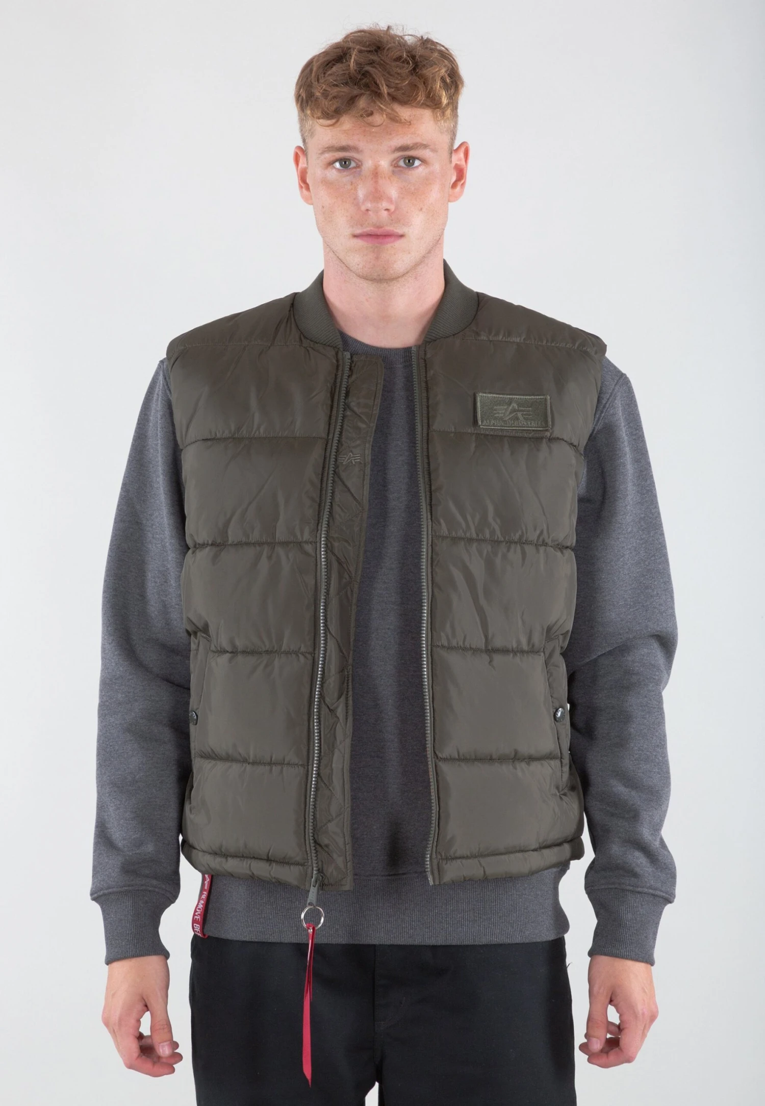 Alpha Industries Lw - Waistcoat - Dark Olive 5 Alpha Industries Lw - Waistcoat - Dark Olive - Image 5