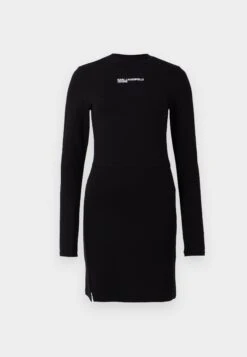 Karl Lagerfeld Jeans MILANO MOCK NECK DRESS - Jersey Dress - Black 10 Karl Lagerfeld Jeans MILANO MOCK NECK DRESS - Jersey Dress - Black -Modern Classic Shoes Store eb682d089bf14718b2f4137037157d68