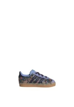 Adidas Originals GAZELLE LIBERTY LONDON COMFORT CLOSURE ELASTIC LACE KIDS - Trainers - Gum -Modern Classic Shoes Store ec88cde4c091490594f6b3fd90b64b76