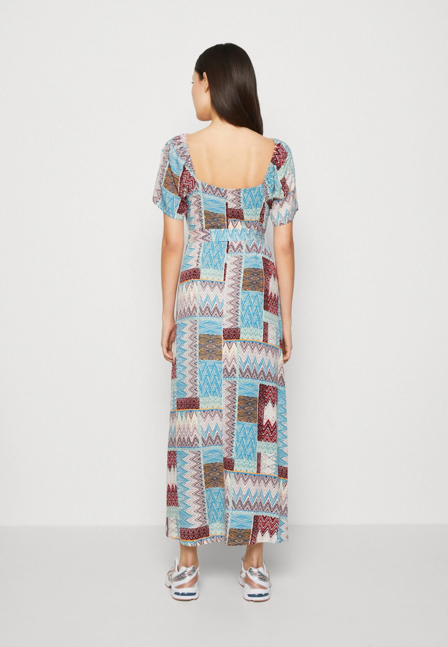 ONLY Onlalma Life Vis Bay Long Dress- Maxi Dress - Molten Lava 3 ONLY Onlalma Life Vis Bay Long Dress- Maxi Dress - Molten Lava - Image 3