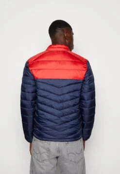 Jack & Jones Jjehero Puffer Collar - Light Jacket - Navy Blazer /True Red -Modern Classic Shoes Store edc5e70597b94ad1ac65f5245a7d7790